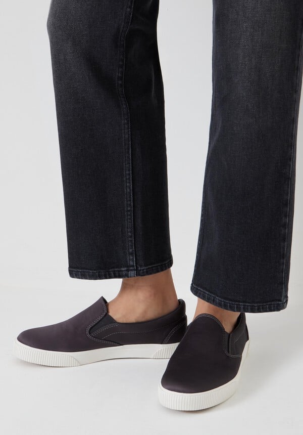 Gili Satin Slip On Sneakers