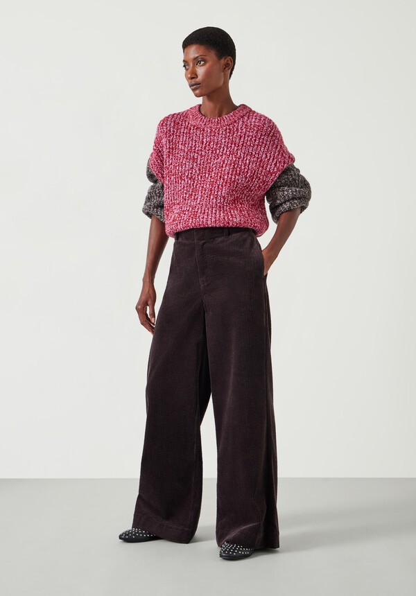 Wide Leg Cord Pants
